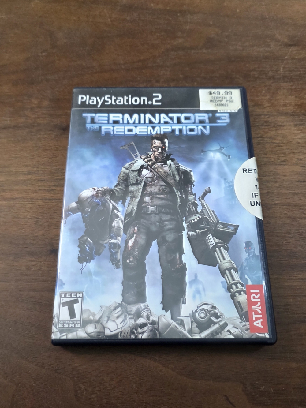 Sony PS2 Terminator 3 The Redemption Game CIB